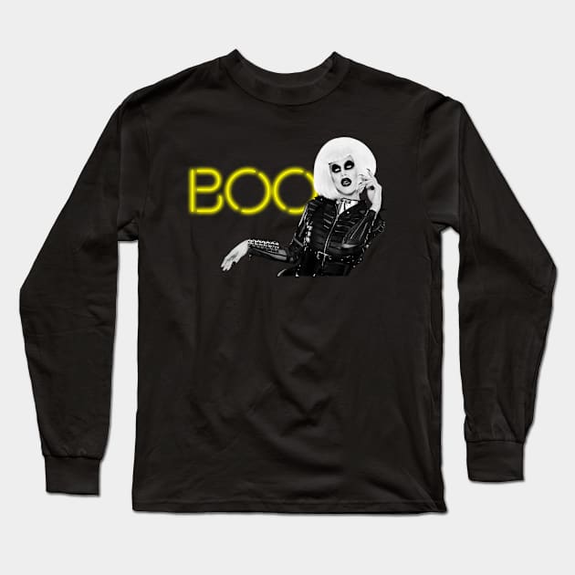 Boo! Long Sleeve T-Shirt by aespinel